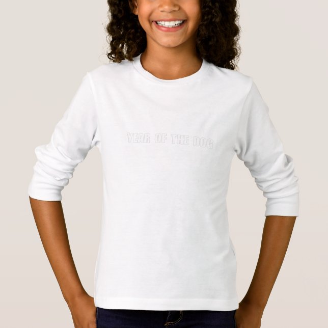 Kinesiskt år för anpassningsbarna 2018 tröja (Framsida)