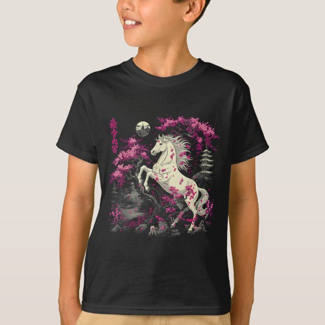 Kinesiskt år för hästen 2026 t shirt (Framsida)