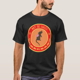 Kinesiskt Astrology Råtta-tecken T Shirt