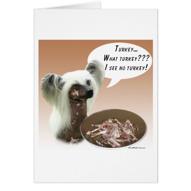 Kinesiskt bestred Turkiet Hälsningskort (Framsidan)