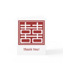 Kinesiskt brölloptack för dubbel lycka