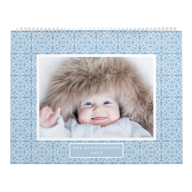 Kinesiskt färgfoto för familjen Mönster Kalender (Omslag)