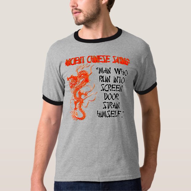 Kinesiskt filter tee shirt (Framsida)