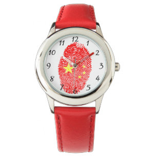 Kinesiskt fingeravtryck armbandsur