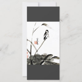 Kinesiskt gammaldags färgmålande stort bokmärke