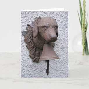 Kinesiskt Hund-kort för utomhusbruk, Hund Bell Kort