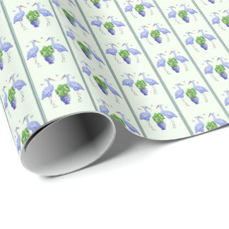 Kinesiskt inspirerat tränneinpackningspapper presentpapper