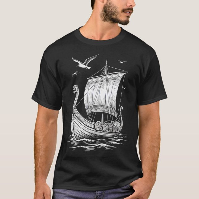Kinesiskt junkfartyg t shirt (Framsida)