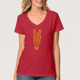 Kinesiskt lunisolarnyår av Hästen 2026 4724 Eld T Shirt