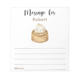 Kinesiskt meddelande om dags-/födelsedagskalender anteckningsblock