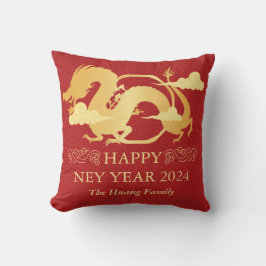 Kinesiskt nyår 2024, året för Röda draken Kudde