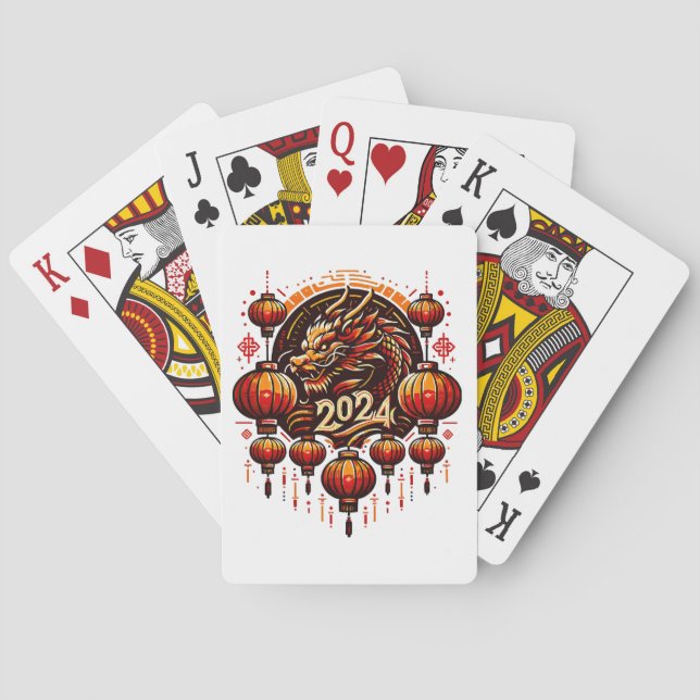kinesiskt nyår 2024 casinokort (Baksidan)