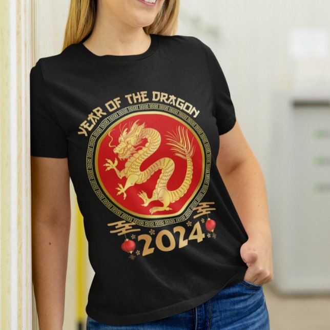 Kinesiskt nyår 2024 - Dragens år T Shirt (Skapare uppladdad)