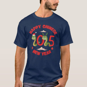 Kinesiskt nyår 2025 år för ormen t shirt