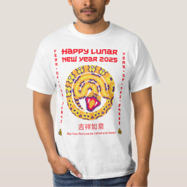 Kinesiskt nyår 2025 i lycklig t shirt