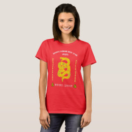 Kinesiskt nyår 2025 i lycklig t shirt