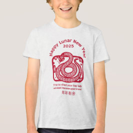 Kinesiskt nyår 2025 i lycklig t shirt