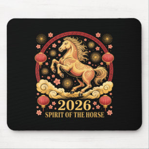 Kinesiskt nyår 2026 Hästens Ande Lady Fortune Cowg Musmatta