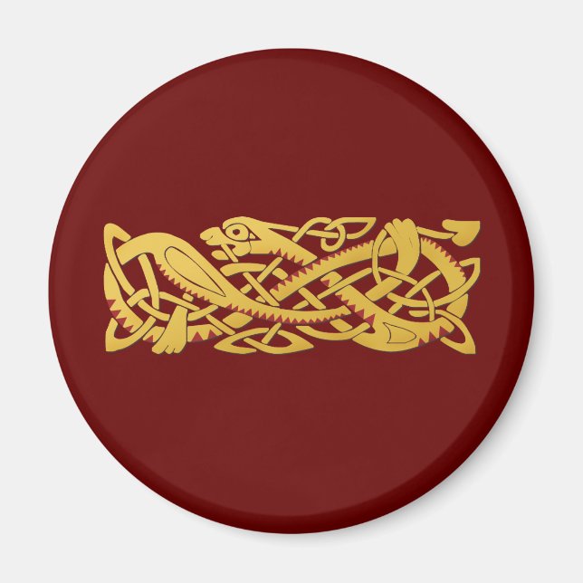 Kinesiskt nyår - året för ormen 2013 magnet (Framsidan)