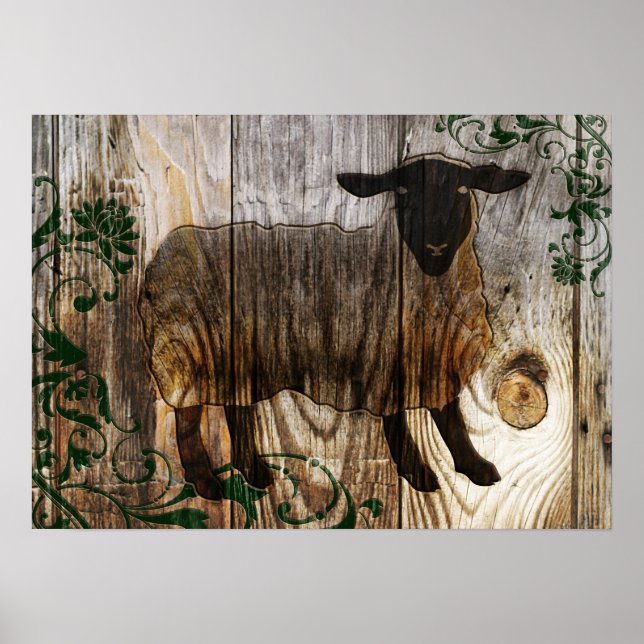 Kinesiskt nyår av träfår 2015 poster (Framsidan)