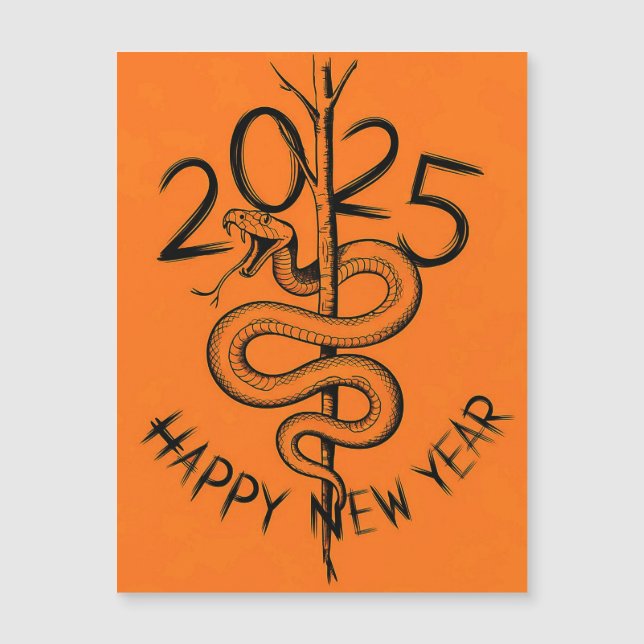 Kinesiskt nyår för den Träiga Ormen 2025 (Framsida)