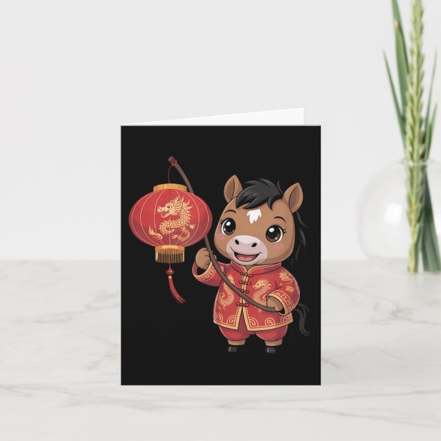 Kinesiskt nyår för den vietnamesiska Chuc Mung Kort (Framsida)