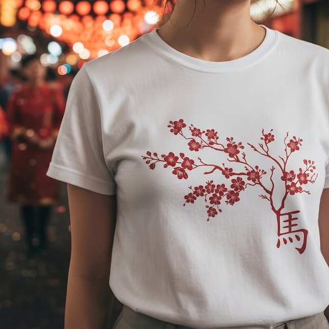 Kinesiskt nyår för Eldhästen 2026 T Shirt (Skapare uppladdad)