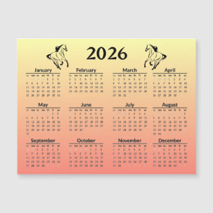Kinesiskt nyår för hästen 2026 kalender
