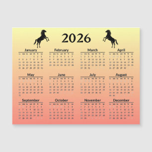Kinesiskt nyår för hästen 2026 kalender