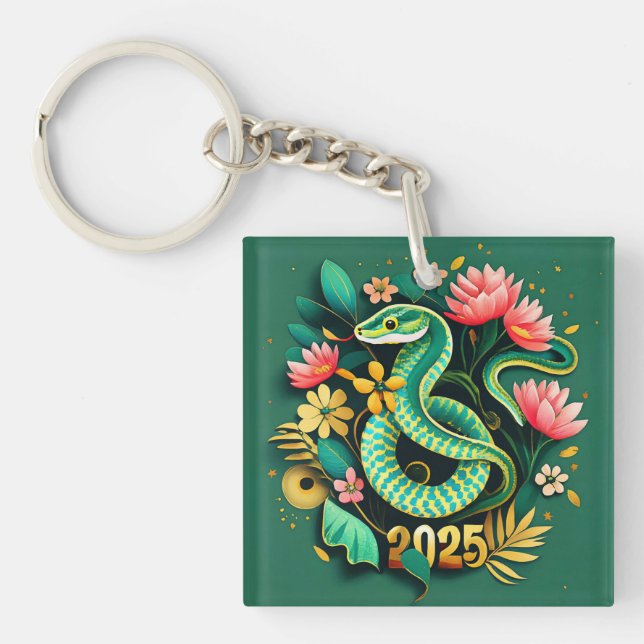 Kinesiskt nyår för träsnake 2025 för kvinnor (Framsidan)