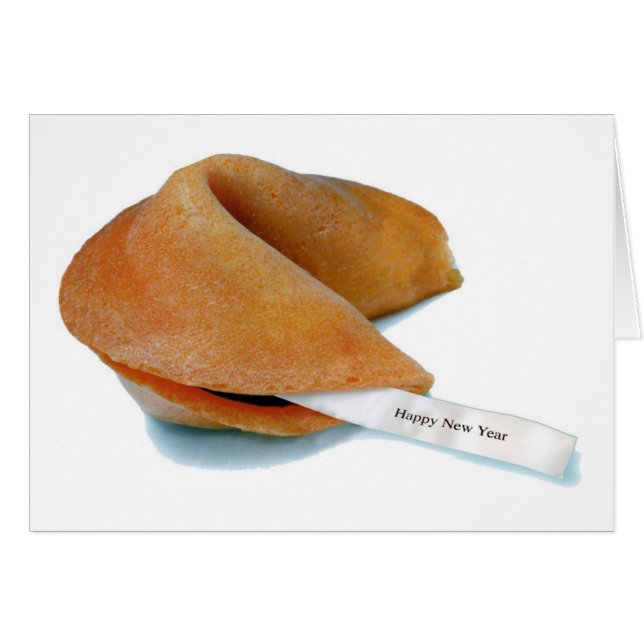 Kinesiskt Nyår Hälsningskort (Framsidan Horizontal)