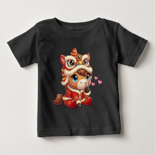 Kinesiskt nyår Häst 2026 Zodiak T Shirt