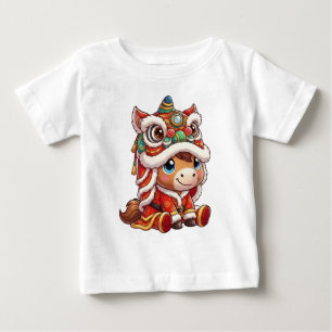 Kinesiskt nyår Häst 2026 Zodiak T Shirt