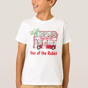 Kinesiskt nyår - Kaninens år Buss T-shirt