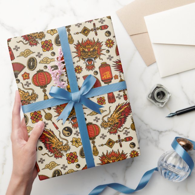 Kinesiskt nyår  presentpapper (Gifting)