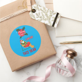 KINESISKT NYÅR RUNT KLISTERMÄRKE