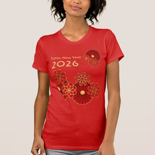 Kinesiskt nyår t shirt (Framsida)