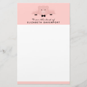 Kinesiskt nyår vid Rosa Gris Cute Brevpapper