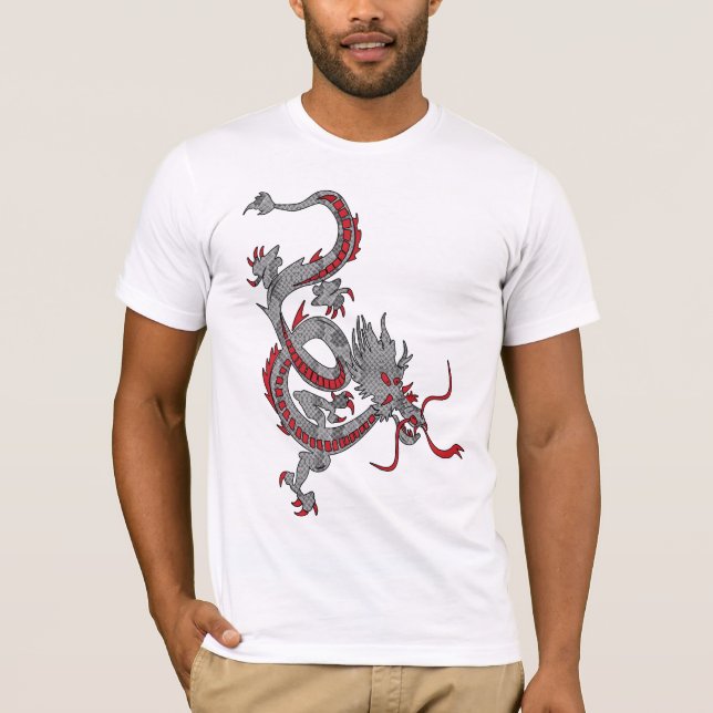 Kinesiskt nyårsdrake t-shirt (Framsida)