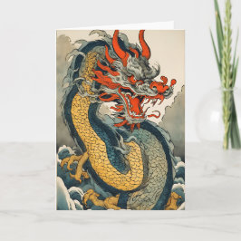 Kinesiskt nyårskort för dryck kort