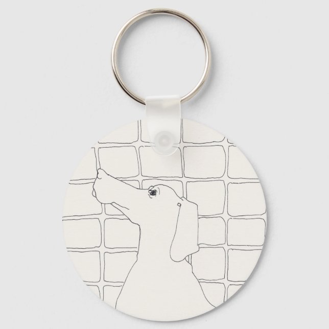 Kinesiskt nyckelår för Hund 2018 i Hund Nyckelring (Framsida)