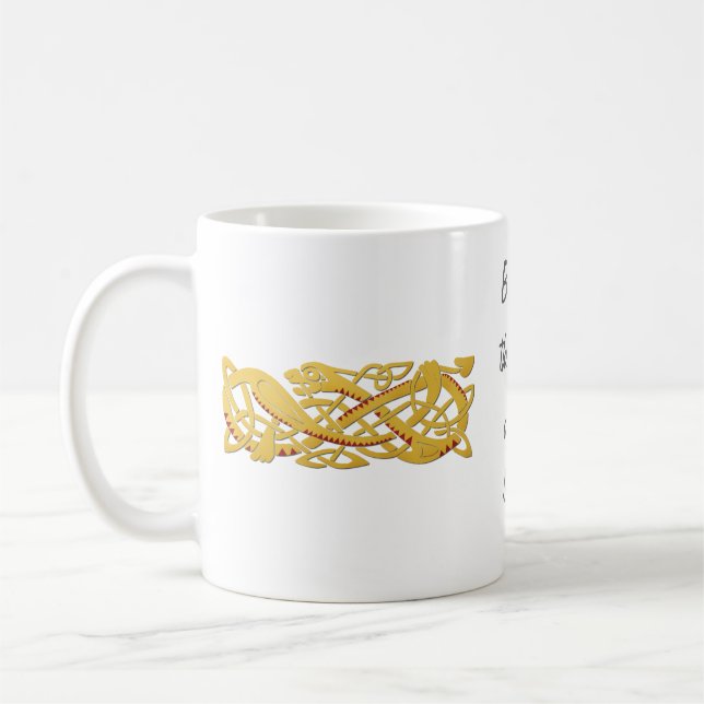 Kinesiskt nytt år - år av ormen 2013 kaffemugg (Vänster)