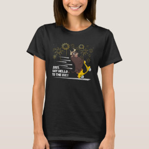 Kinesiskt nytt års Zodiac-tecken 2021 års Ox-årtal T Shirt