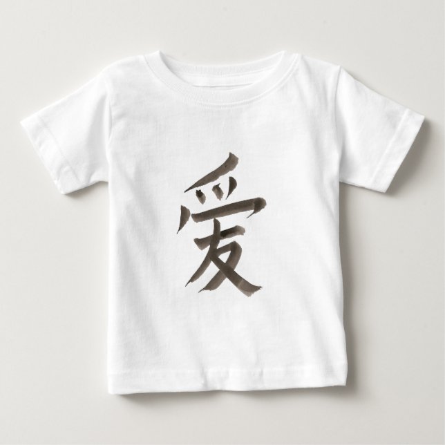 Kinesiskt ord för "kärlek" tee shirt (Framsida)