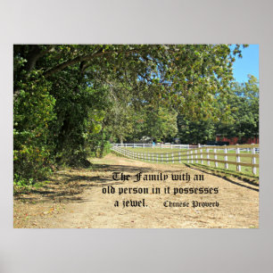 Kinesiskt ordspråk om värdet av äldre. poster
