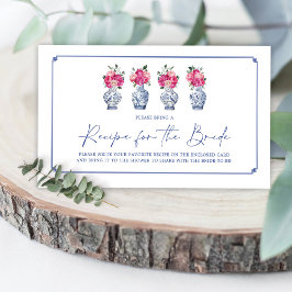 Kinesiskt Porslin Bröllopsfest Receptförfrågan Tilläggskort