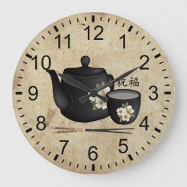 Kinesiskt te för två "Bluting" Stor Klocka