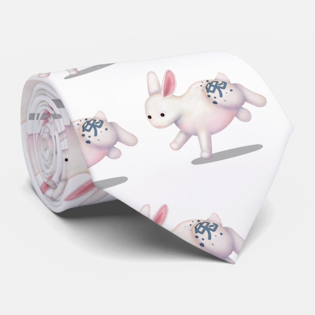 Kinesiskt tecken på zodiakkanin i cute Astrology Slips (Rullad)