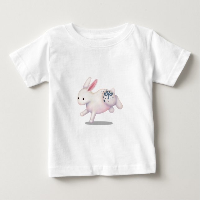 Kinesiskt tecken på zodiakkanin i cute Astrology T Shirt (Framsida)