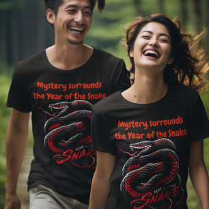 Kinesiskt uppvisningsår för ormen 2025 t shirt